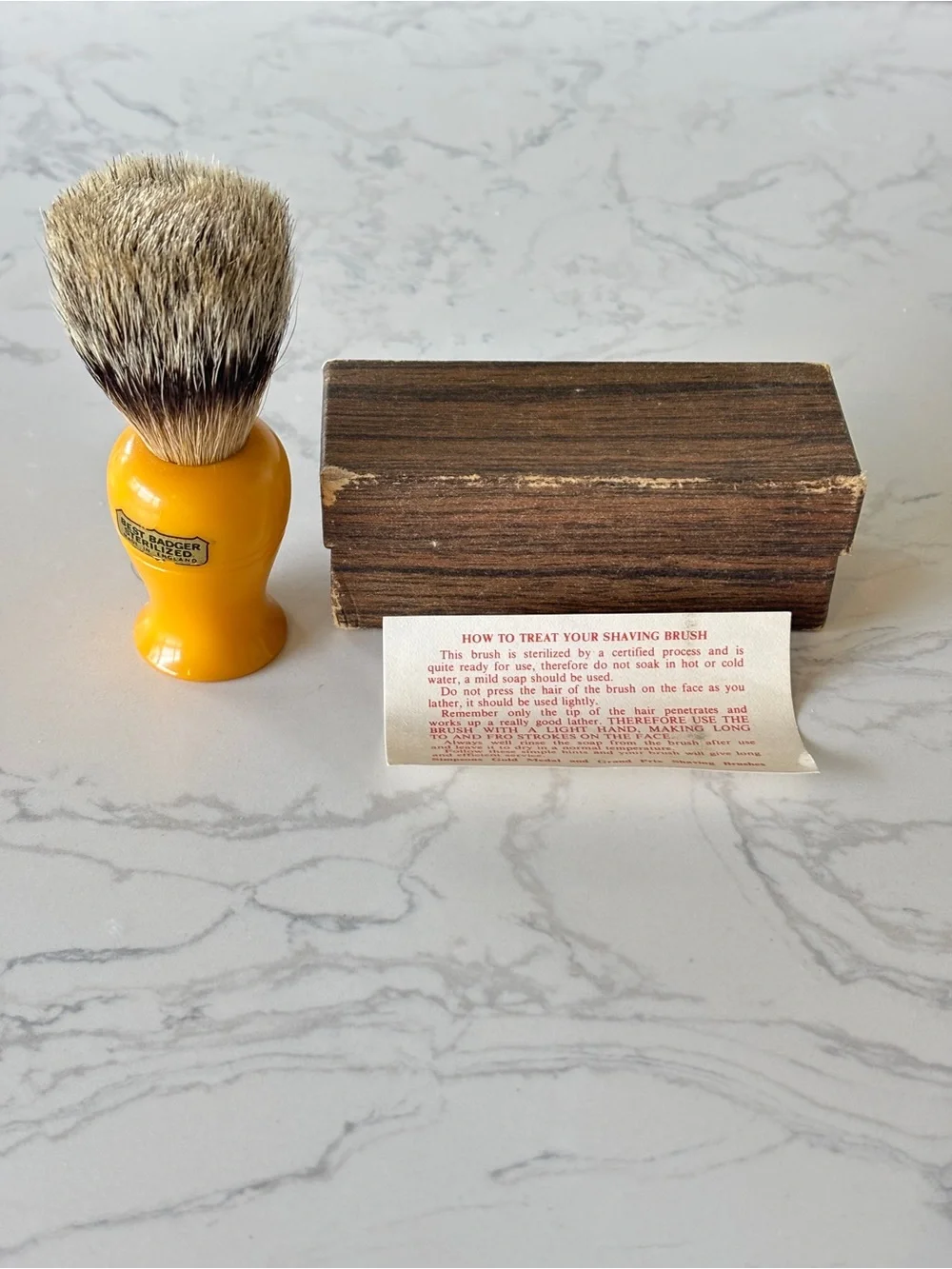 Vintage Simpson “Best Badger” Shaving Brush
